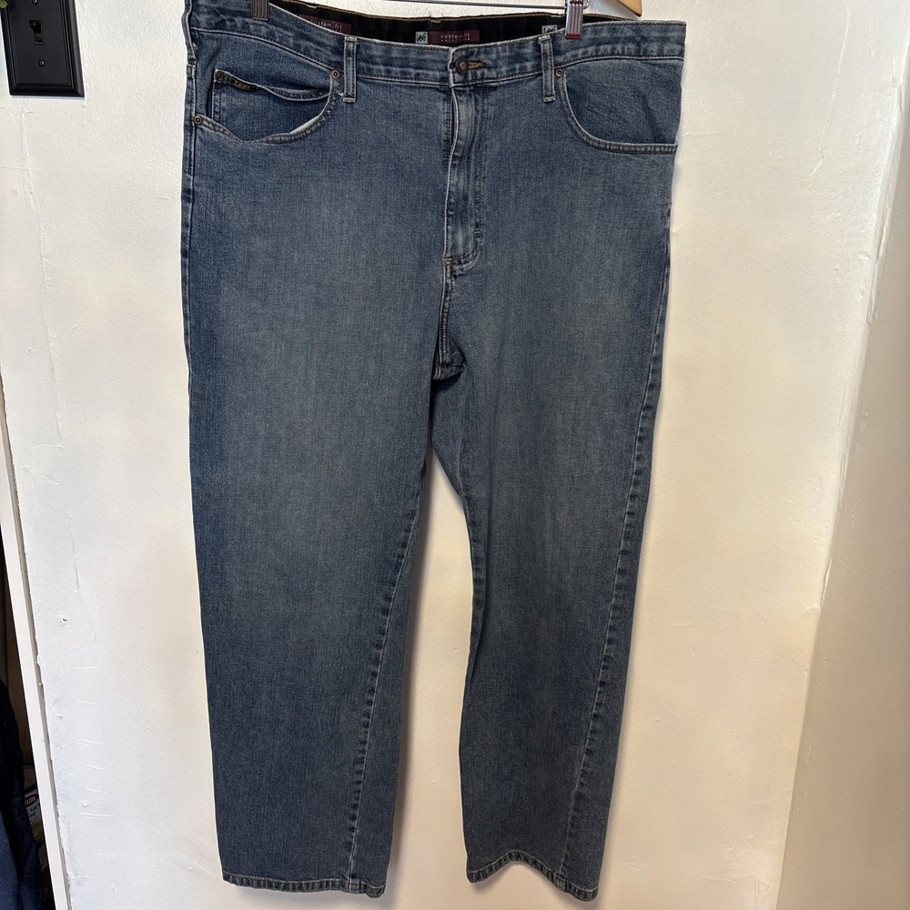 Lee Modern Series L342 Straight Fit Jeans Mens 40x32 Blue Medium Wash Denim